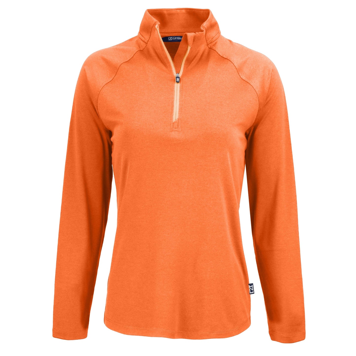 Cutter & Buck Layering XS / College Orange Cutter & Buck - Women's Coastline Epic Comfort Recycled Quarter-Zip