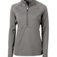 Cutter & Buck Layering XS / Elemental Grey Cutter & Buck - Women's Adapt Eco Knit Half Zip Pullover