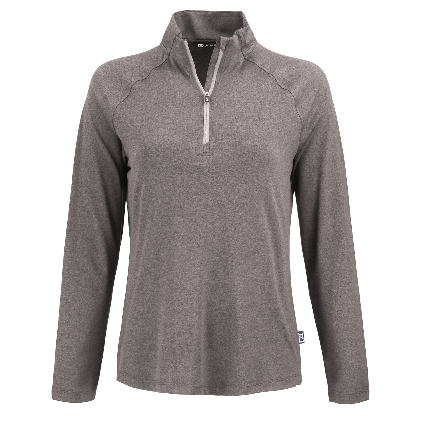 Cutter & Buck Layering XS / Elemental Grey Cutter & Buck - Women's Coastline Epic Comfort Recycled Quarter-Zip