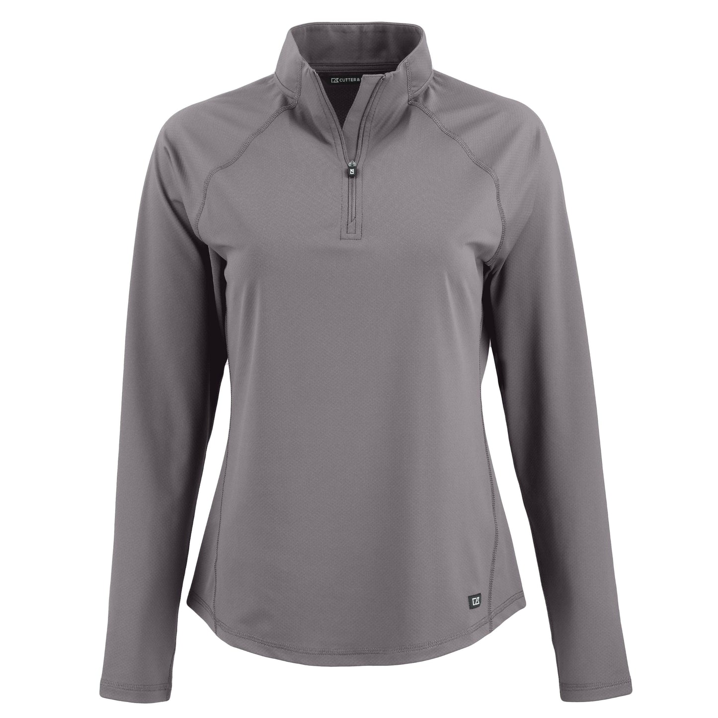 Cutter & Buck Layering XS / Elemental Grey Cutter & Buck - Women's Prospect Featherlight Stretch 1/4-Zip