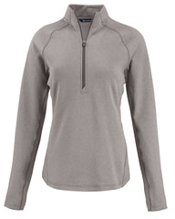 Cutter & Buck Layering XS / Elemental Grey Heather Cutter & Buck - Women's Peshastin Fleece Recycled Half Zip Pullover