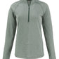 Cutter & Buck Layering XS / Hunter Heather Cutter & Buck - Women's Peshastin Fleece Recycled Half Zip Pullover