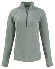 Cutter & Buck Layering XS / Hunter Heather Cutter & Buck - Women's Peshastin Fleece Recycled Half Zip Pullover