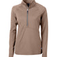 Cutter & Buck Layering XS / Mushroom Cutter & Buck - Women's Adapt Eco Knit Half Zip Pullover