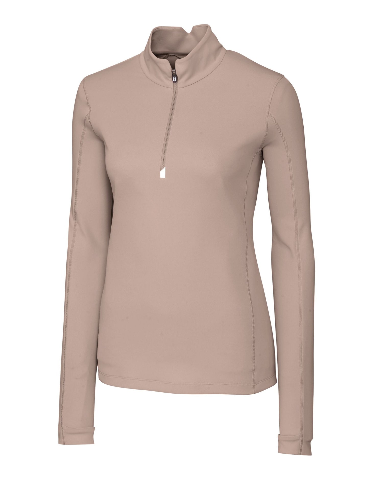 Cutter & Buck Layering XS / Mushroom Cutter & Buck - Women's Traverse Stretch Quarter Zip