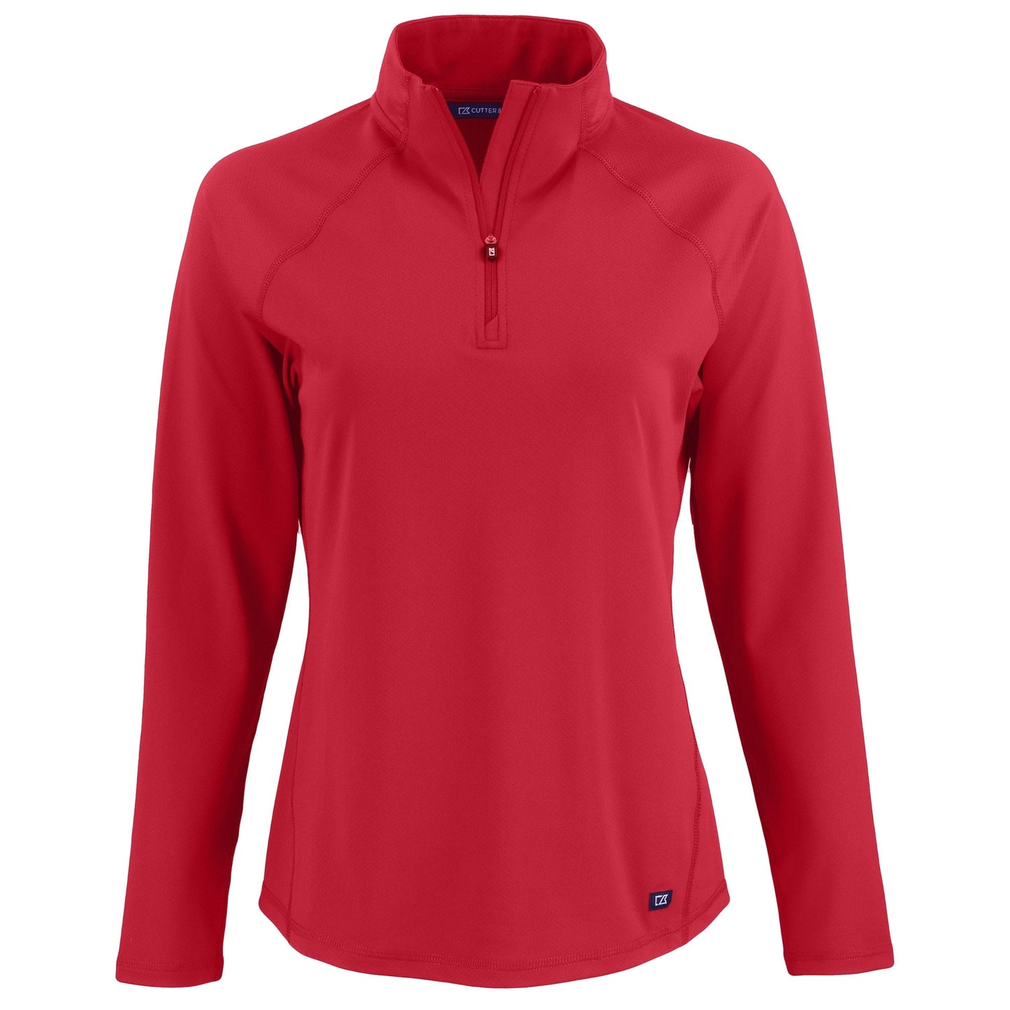 Cutter & Buck Layering XS / Red Cutter & Buck - Women's Prospect Featherlight Stretch 1/4-Zip