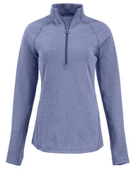 Cutter & Buck Layering XS / Tour Blue Heather Cutter & Buck - Women's Peshastin Fleece Recycled Half Zip Pullover