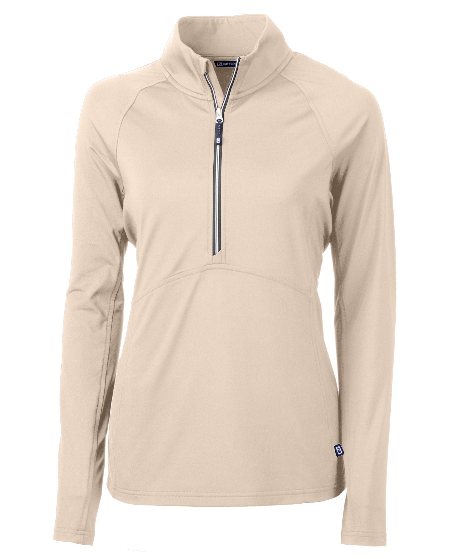 Cutter & Buck Layering XS / Wheat Cutter & Buck - Women's Adapt Eco Knit Half Zip Pullover