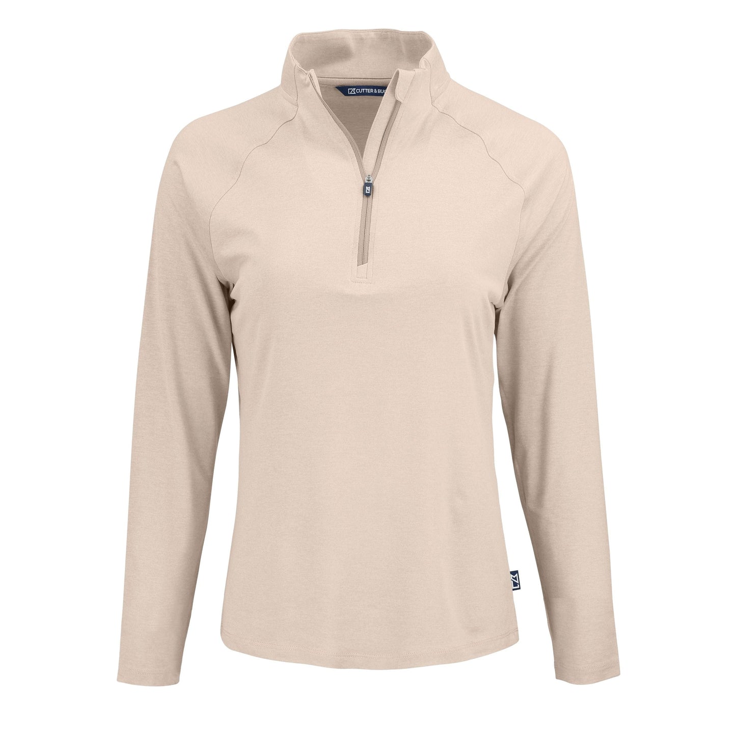 Cutter & Buck Layering XS / Wheat Cutter & Buck - Women's Coastline Epic Comfort Recycled Quarter-Zip