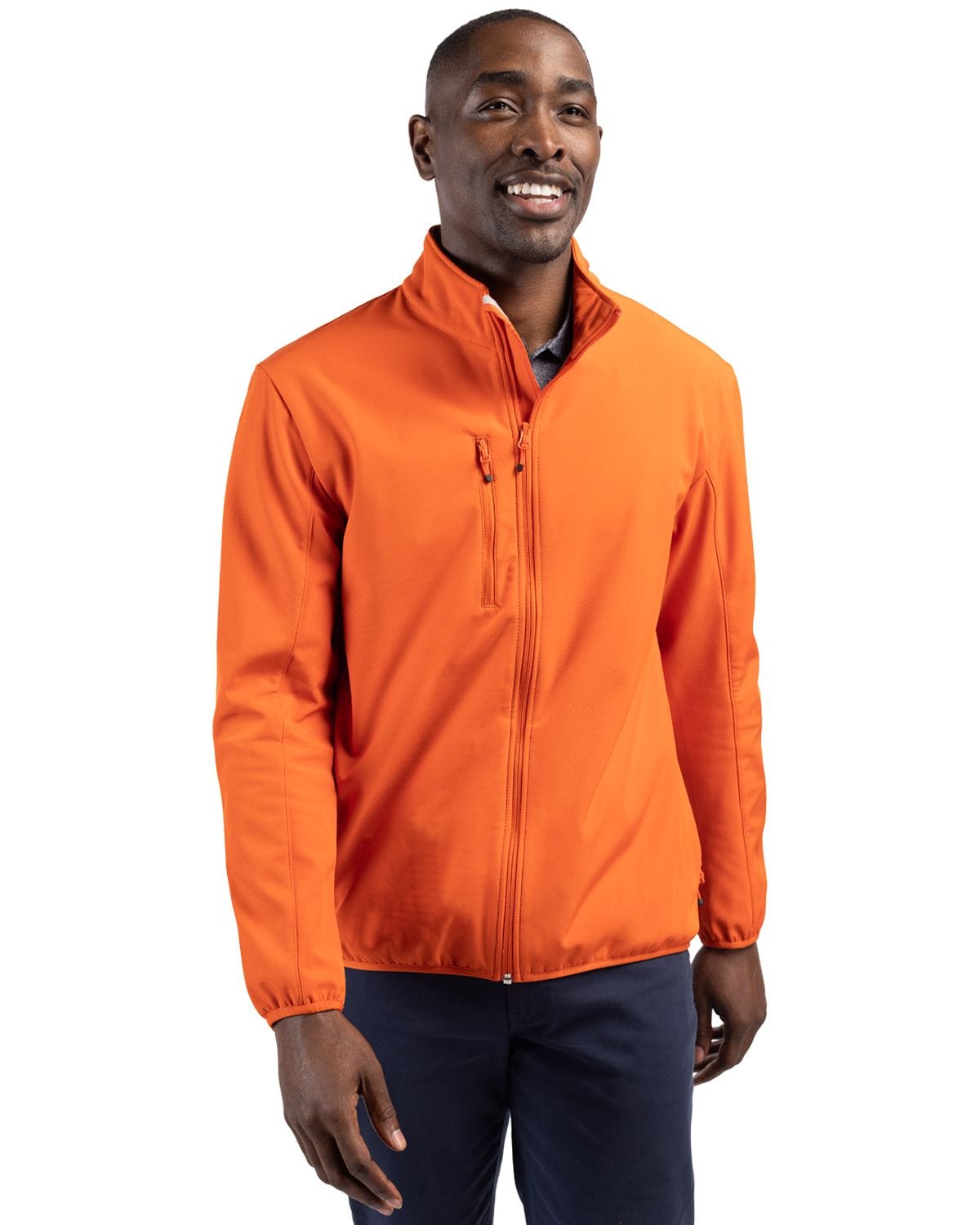 Cutter And Buck Clique Mens Trail Stretch Softshell Jacket Threadfellows