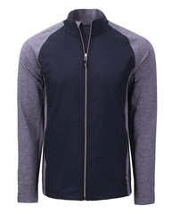 Cutter & Buck Outerwear Cutter & Buck - Men's Adapt Eco Knit Hybrid Recycled Full-Zip Jacket