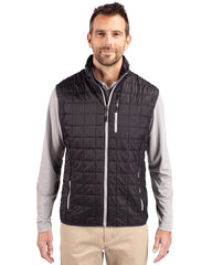 Cutter & Buck Outerwear Cutter & Buck - Men's Rainier PrimaLoft Eco Full Zip Vest