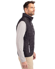 Cutter & Buck Outerwear Cutter & Buck - Men's Rainier PrimaLoft Eco Full Zip Vest