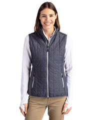 Cutter & Buck Outerwear Cutter & Buck - Women's Rainier PrimaLoft Eco Full Zip Vest