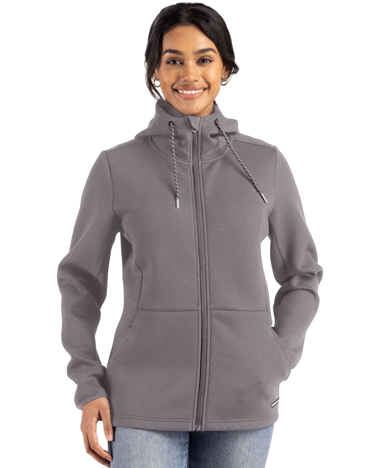 Cutter & Buck Outerwear Cutter & Buck - Women's Roam Recycled Hooded Jacket