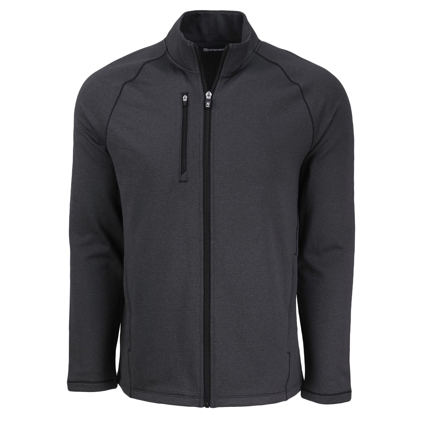 Cutter & Buck Outerwear S / Black Heather Cutter & Buck - Men's Peshastin Fleece Recycled Full Zip Jacket