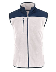 Cutter & Buck Outerwear S / Shell/Navy Blue Cutter & Buck - Men's Cascade Eco Sherpa Fleece Vest