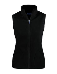 Cutter & Buck Outerwear XS / Black Cutter & Buck - Women's Cascade Eco Sherpa Fleece Vest