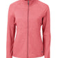 Cutter & Buck Outerwear XS / Cardinal Red Heather Cutter & Buck - Women's Adapt Eco Knit Heather Recycled Full-Zip Jacket