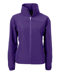 Cutter & Buck Outerwear XS / College Purple Cutter & Buck - Women's Charter Eco Recycled Full-Zip Jacket