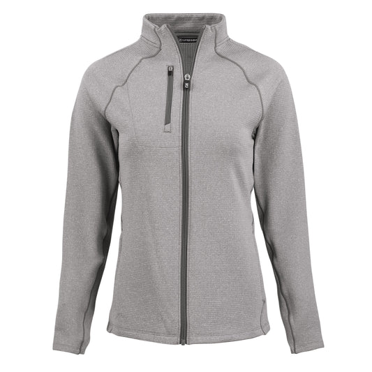 Cutter & Buck Outerwear XS / Elemental Grey Heather Cutter & Buck - Women's Peshastin Fleece Recycled Full Zip Jacket