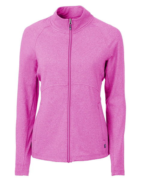 Cutter & Buck Outerwear XS / Gelato Heather Cutter & Buck - Women's Adapt Eco Knit Heather Recycled Full-Zip Jacket