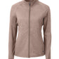 Cutter & Buck Outerwear XS / Mushroom Heather Cutter & Buck - Women's Adapt Eco Knit Heather Recycled Full-Zip Jacket