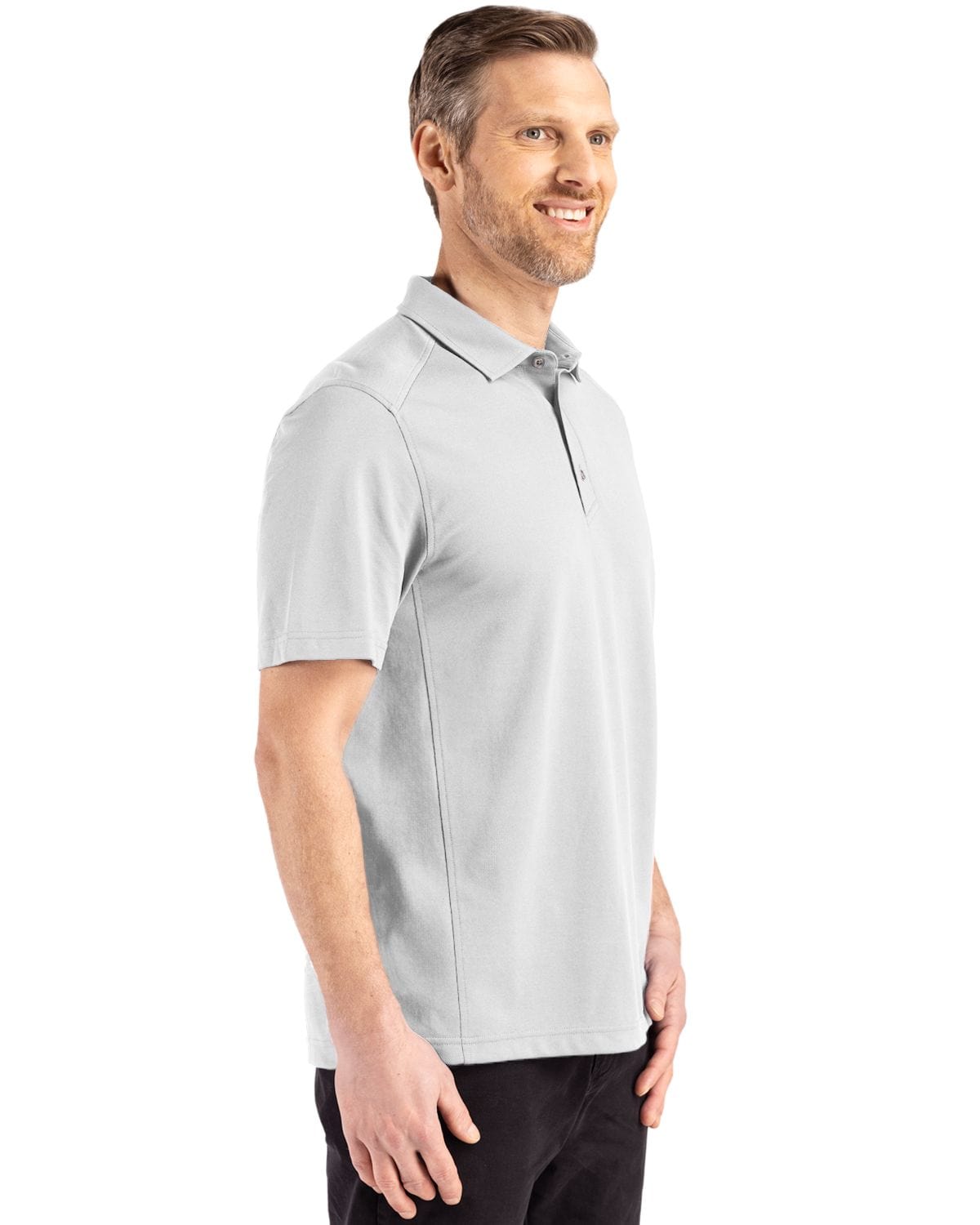 Cutter & Buck Polos Cutter & Buck - Men's Advantage Recycled Tri-Blend Pique Polo