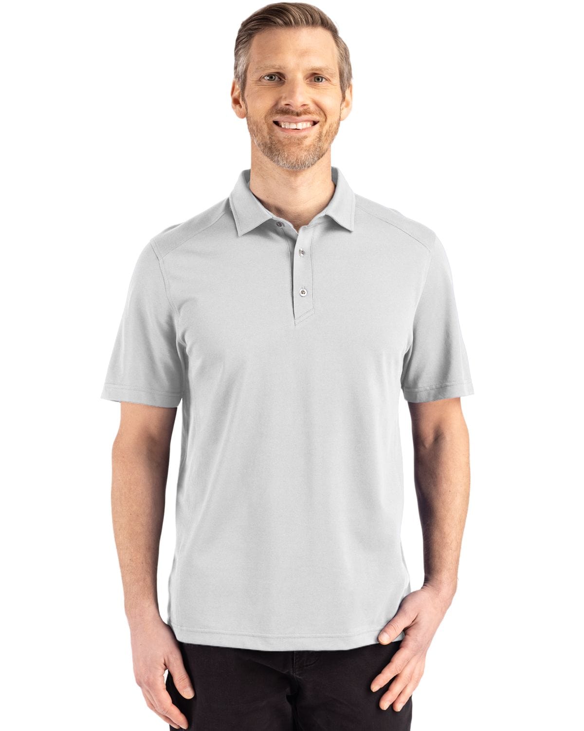 Cutter & Buck Polos Cutter & Buck - Men's Advantage Recycled Tri-Blend Pique Polo