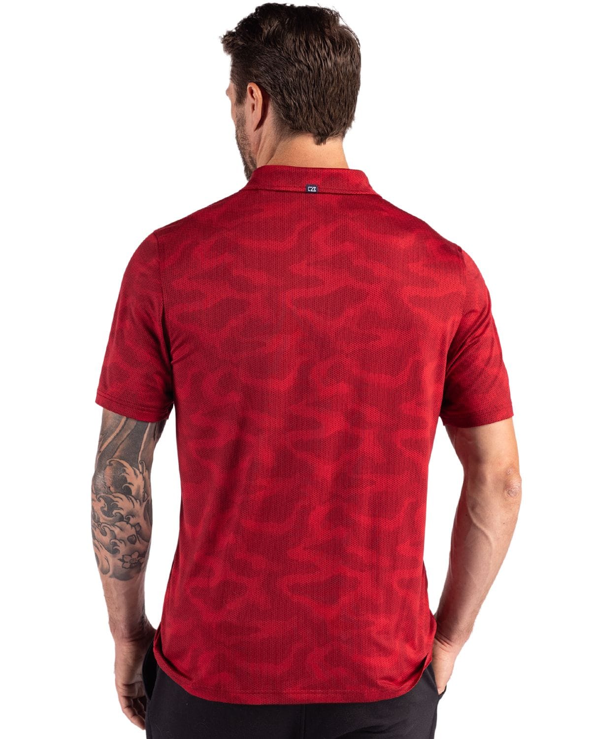 Cutter & Buck Polos Cutter & Buck - Men's Coastline Double Peached Camo Print Polo