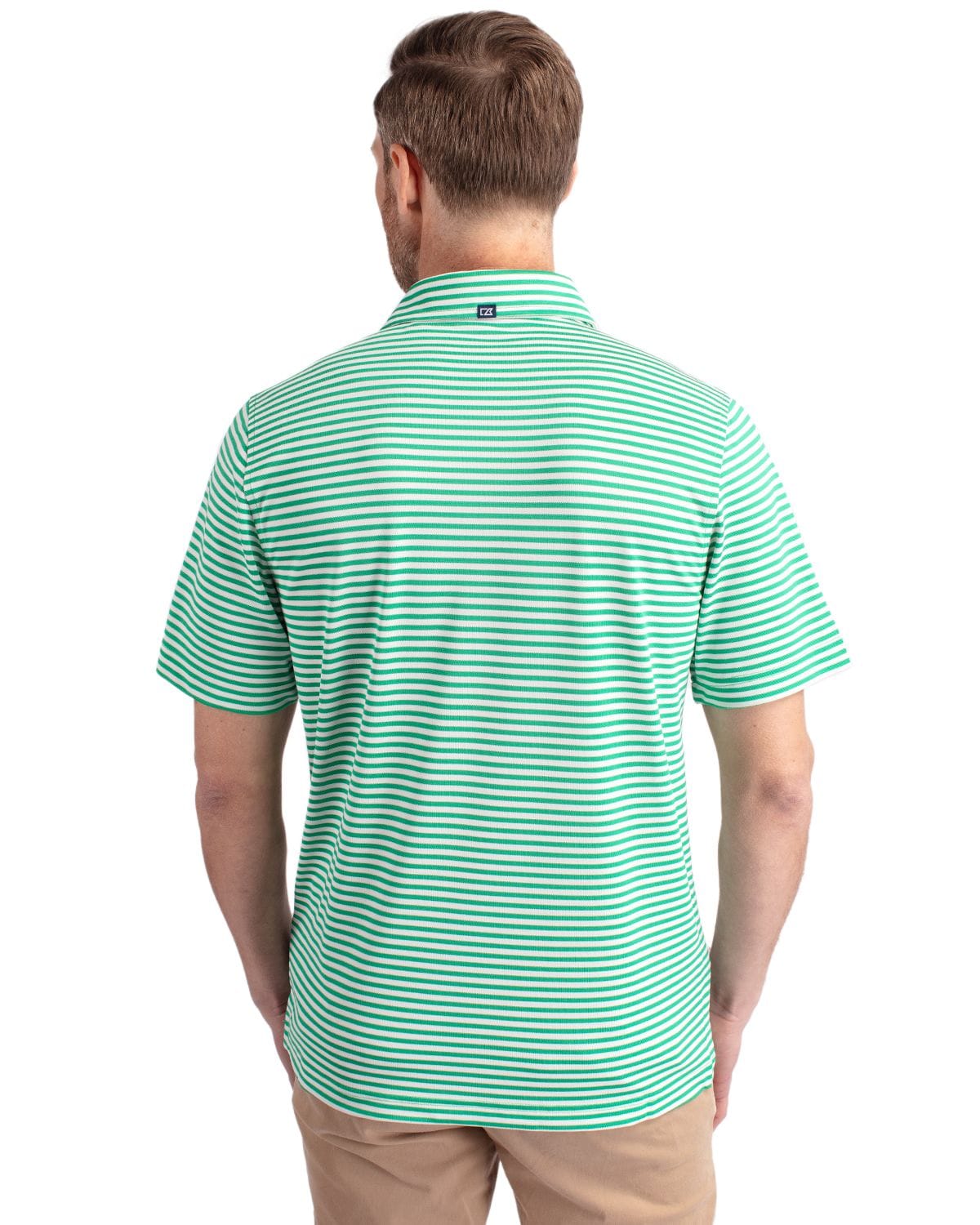 Cutter & Buck Polos Cutter & Buck - Men's Eco Pique Stripe Recycled Polo