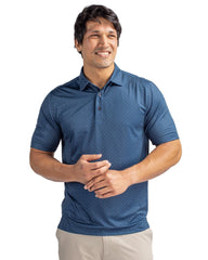 Cutter & Buck Polos Cutter & Buck - Men's Pike Double Dot Print Stretch Polo