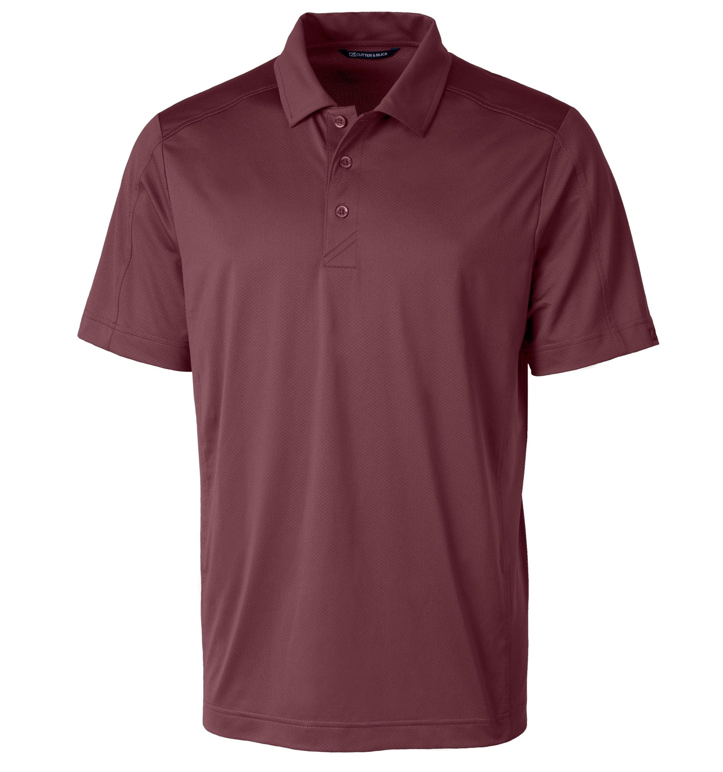 Cutter & Buck Polos S / Bordeaux Cutter & Buck - Men's Prospect Textured Stretch Short Sleeve Polo