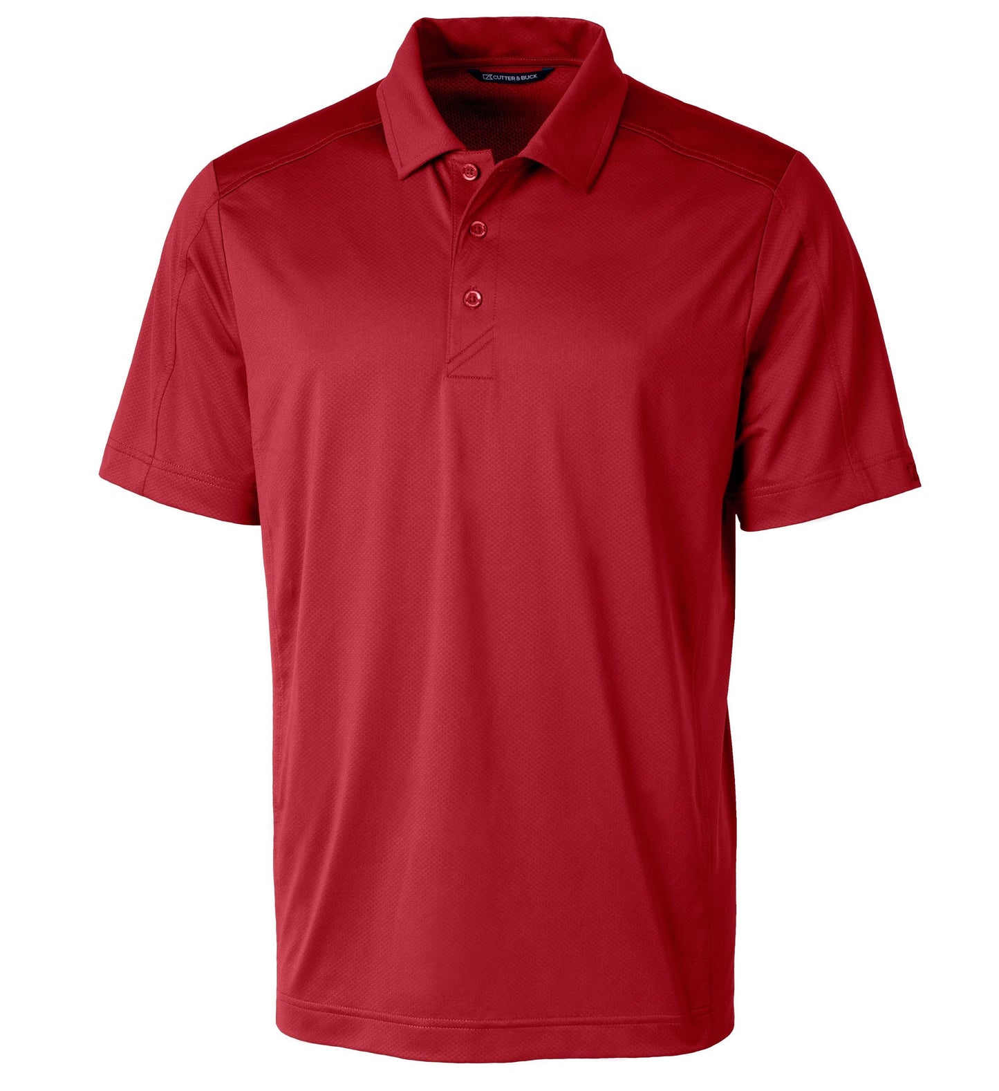 Cutter & Buck Polos S / Cardinal Red Cutter & Buck - Men's Prospect Textured Stretch Short Sleeve Polo