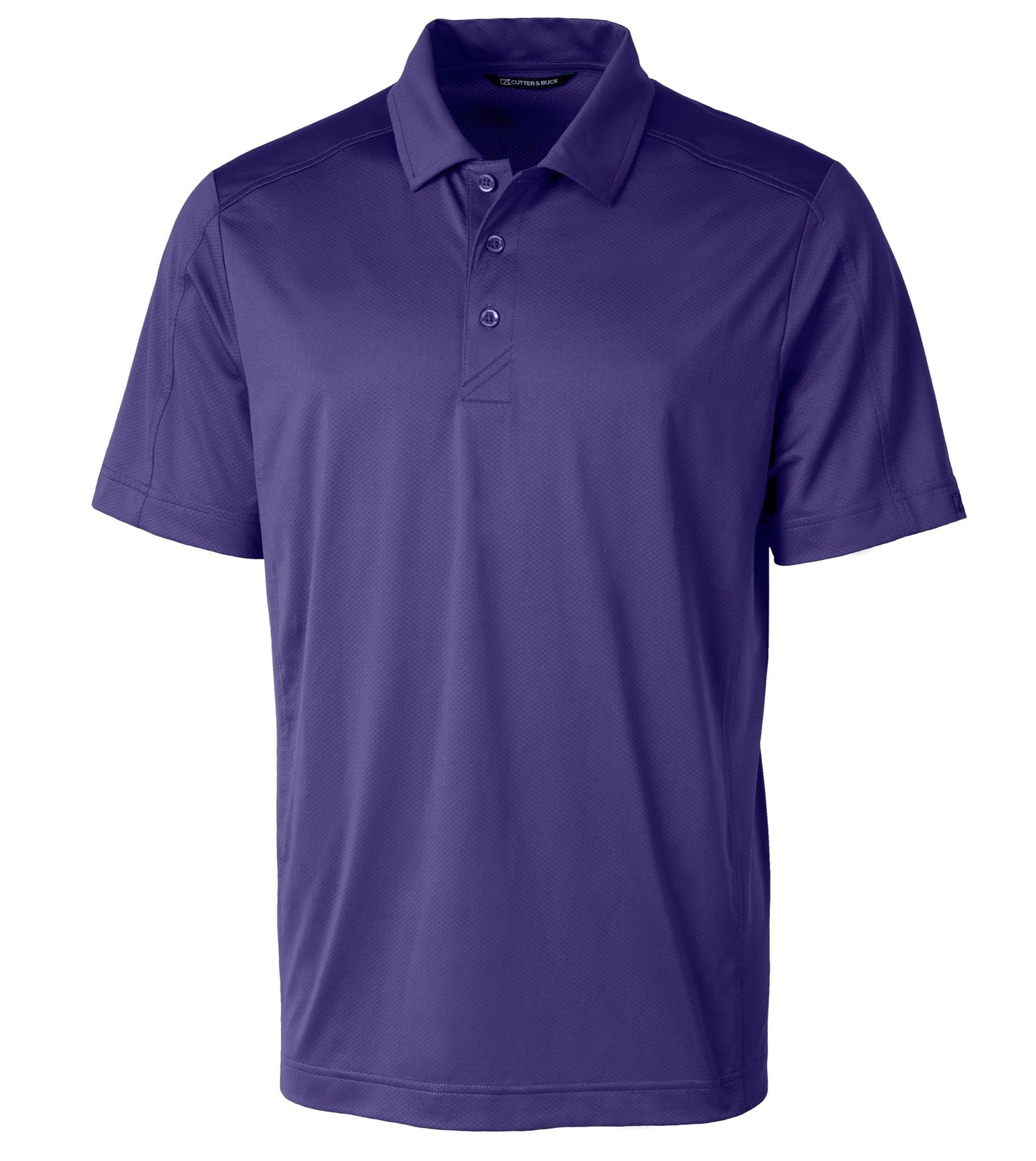 Cutter & Buck Polos S / College Purple Cutter & Buck - Men's Prospect Textured Stretch Short Sleeve Polo