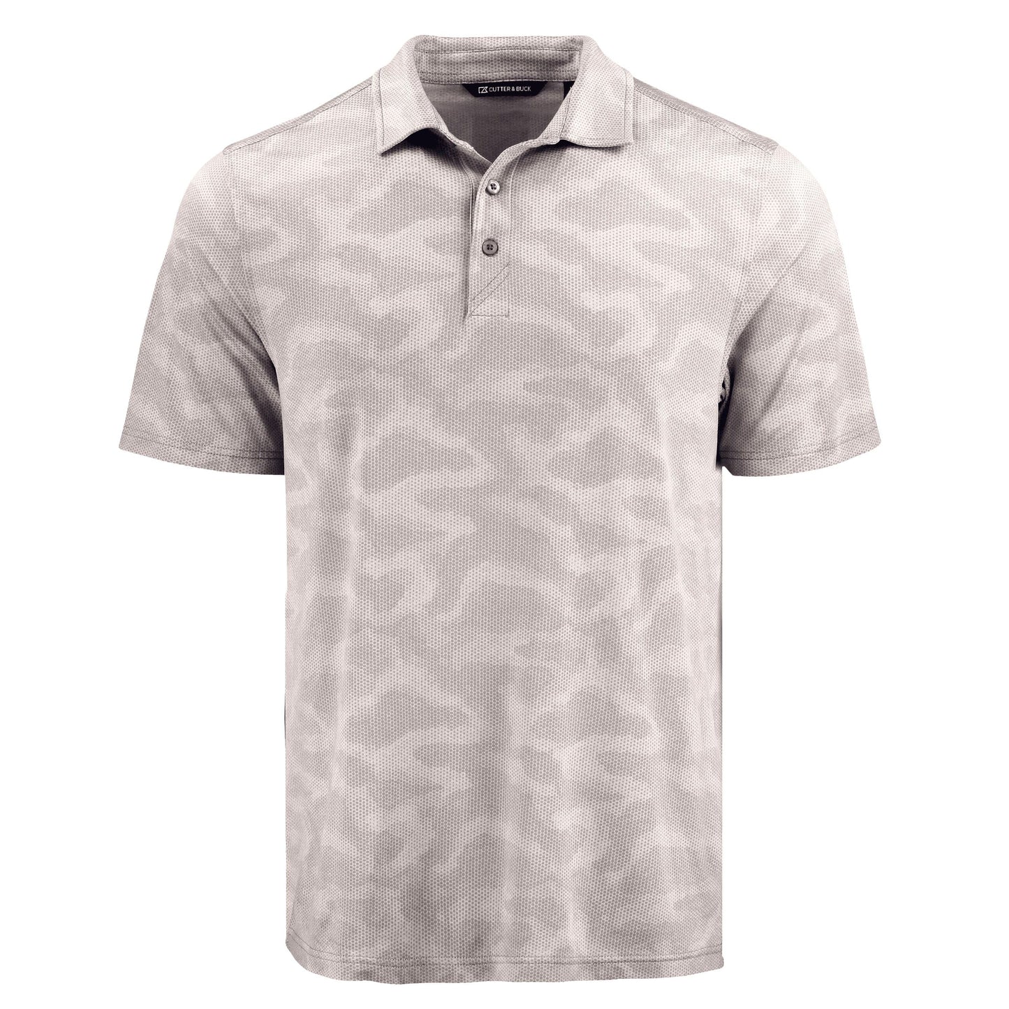 Cutter & Buck Polos S / Concrete Cutter & Buck - Men's Coastline Double Peached Camo Print Polo