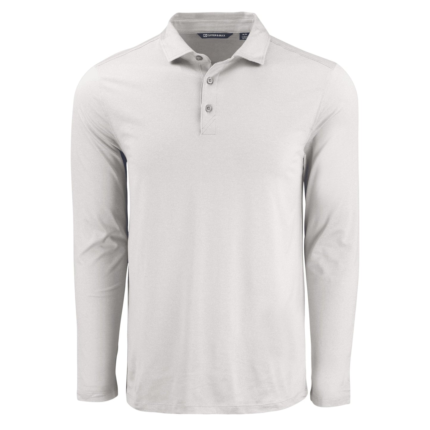 Cutter & Buck Polos S / Concrete Cutter & Buck - Men's Coastline Epic Comfort Recycled Long Sleeve Polo