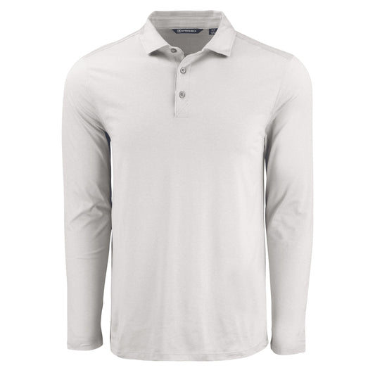 Cutter & Buck Polos S / Concrete Cutter & Buck - Men's Coastline Epic Comfort Recycled Long Sleeve Polo