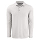 Cutter & Buck Polos S / Concrete Cutter & Buck - Men's Coastline Epic Comfort Recycled Long Sleeve Polo