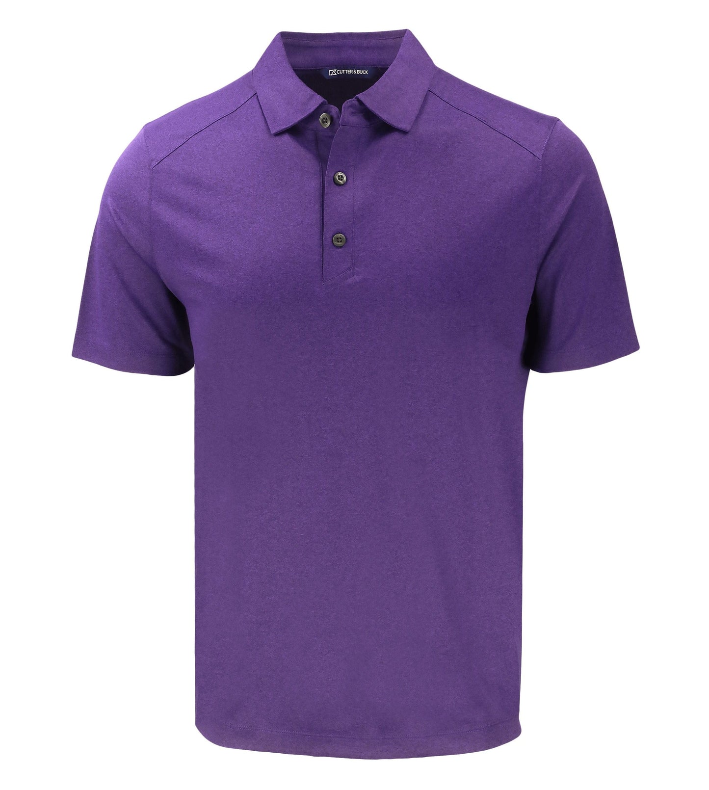 Cutter & Buck Polos S / Dark College Purple Heather Cutter & Buck - Men's Heathered Forge Eco Stretch Recycled Polo