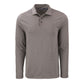 Cutter & Buck Polos S / Elemental Grey Cutter & Buck - Men's Coastline Epic Comfort Recycled Long Sleeve Polo