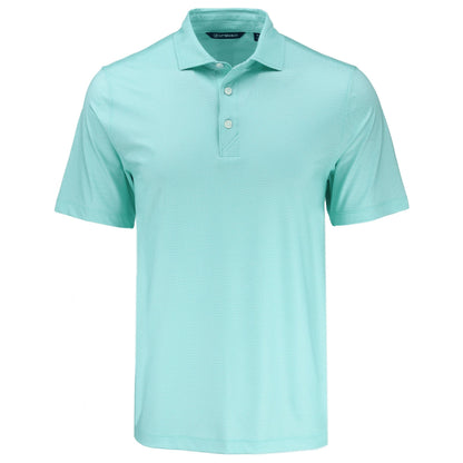 Cutter & Buck Polos S / Fresh Mint Cutter & Buck - Men's Pike Lattice Print Recycled Polo