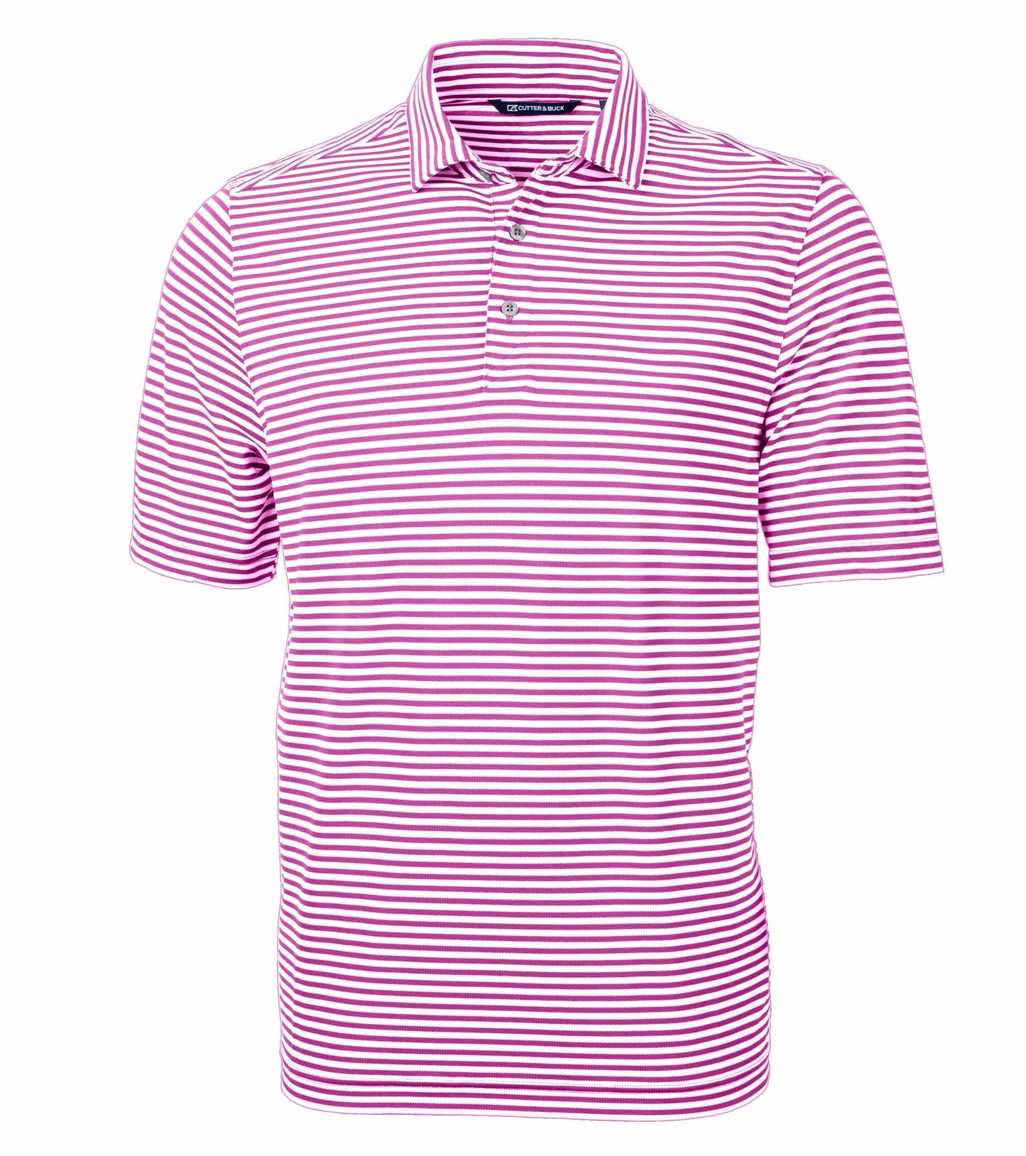 Cutter & Buck Polos S / Gelato Cutter & Buck - Men's Eco Pique Stripe Recycled Polo
