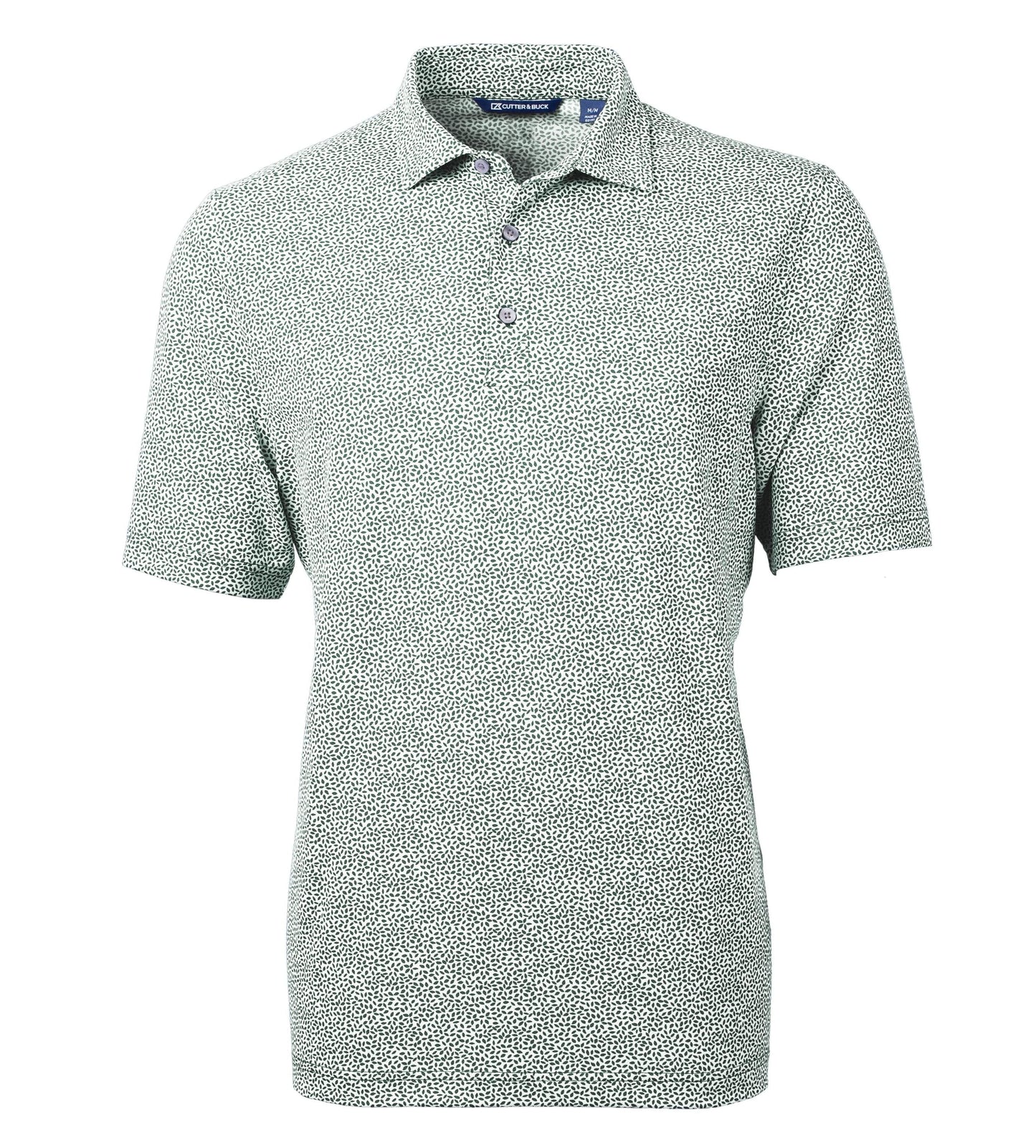 Cutter & Buck Polos S / Hunter Cutter & Buck - Men's Virtue Eco Pique Botanical Print Polo