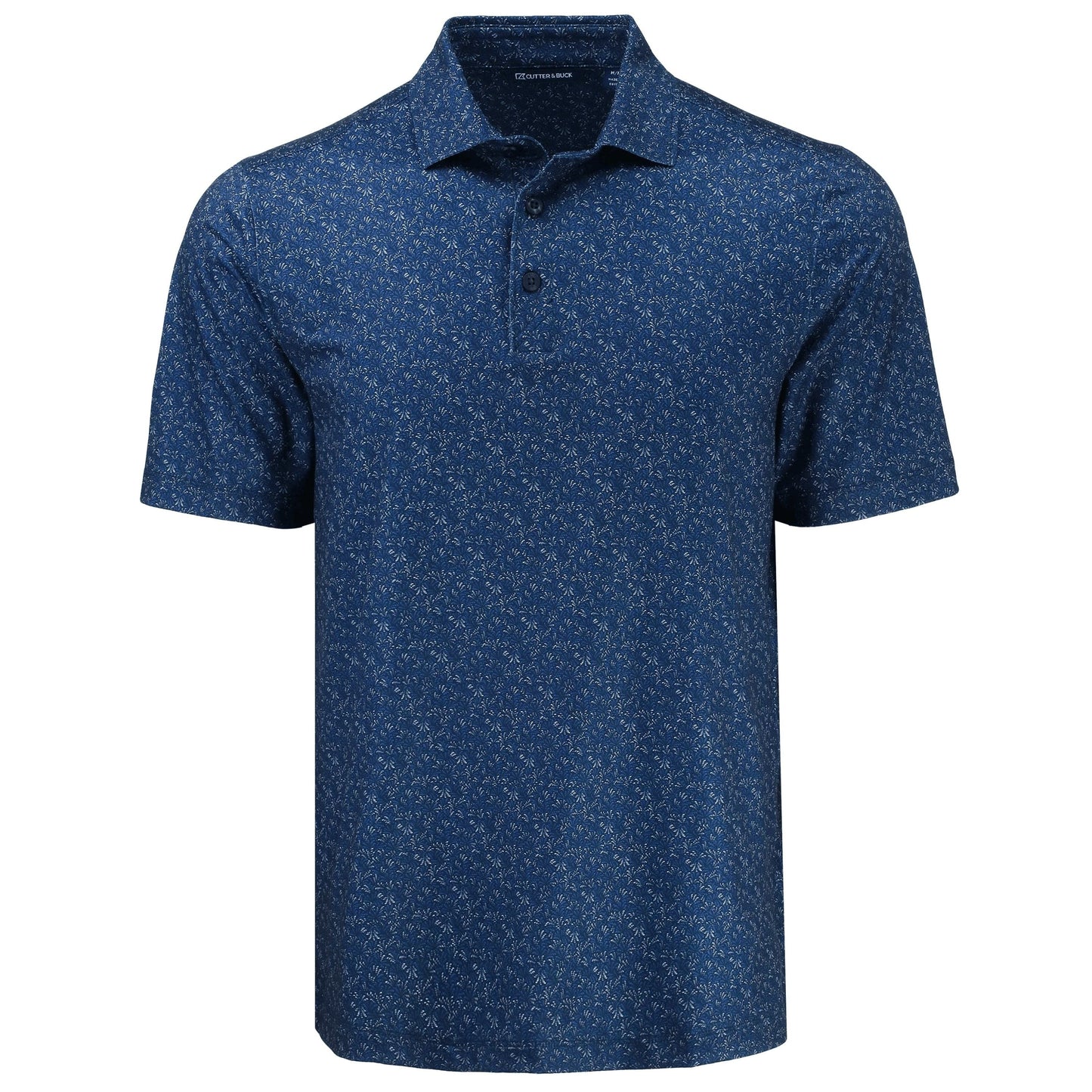 Cutter & Buck Polos S / Navy Blue Cutter & Buck - Men's Pike Fern Print Recycled Polo