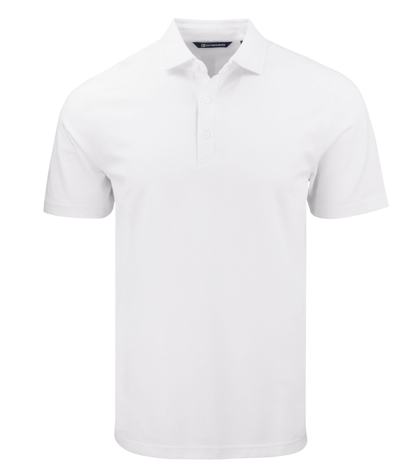 Cutter & Buck Polos S / White Cutter & Buck - Men's Advantage Recycled Tri-Blend Pique Polo