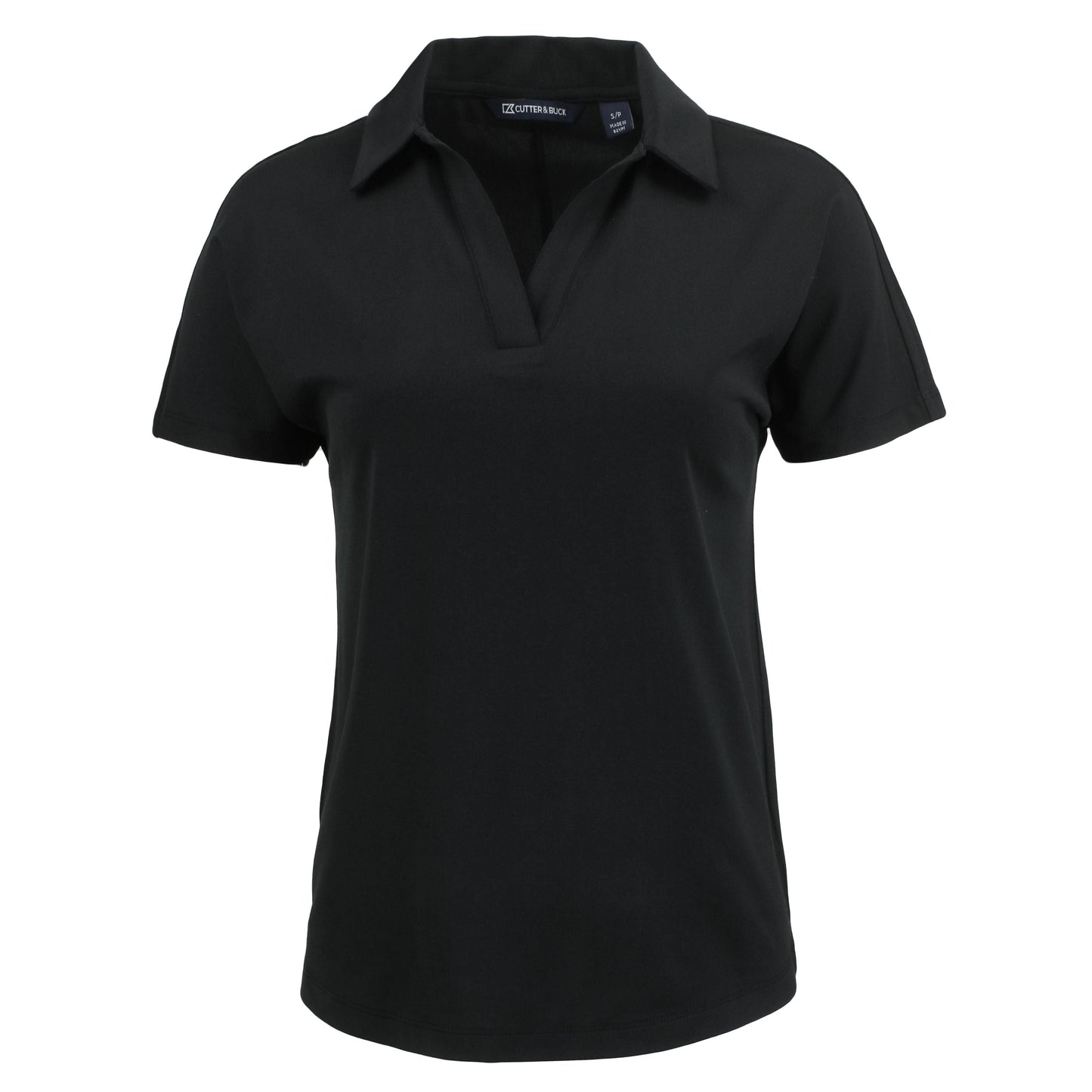 Cutter & Buck Polos XS / Black Cutter & Buck - Women's Coastline Epic Comfort Recycled Dolman Polo