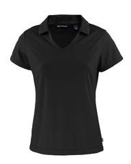 Cutter & Buck Polos XS / Black Cutter & Buck - Women's Daybreak Recycled Women's V-neck Polo