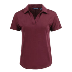 Cutter & Buck Polos XS / Bordeaux Cutter & Buck - Women's Coastline Epic Comfort Recycled Dolman Polo