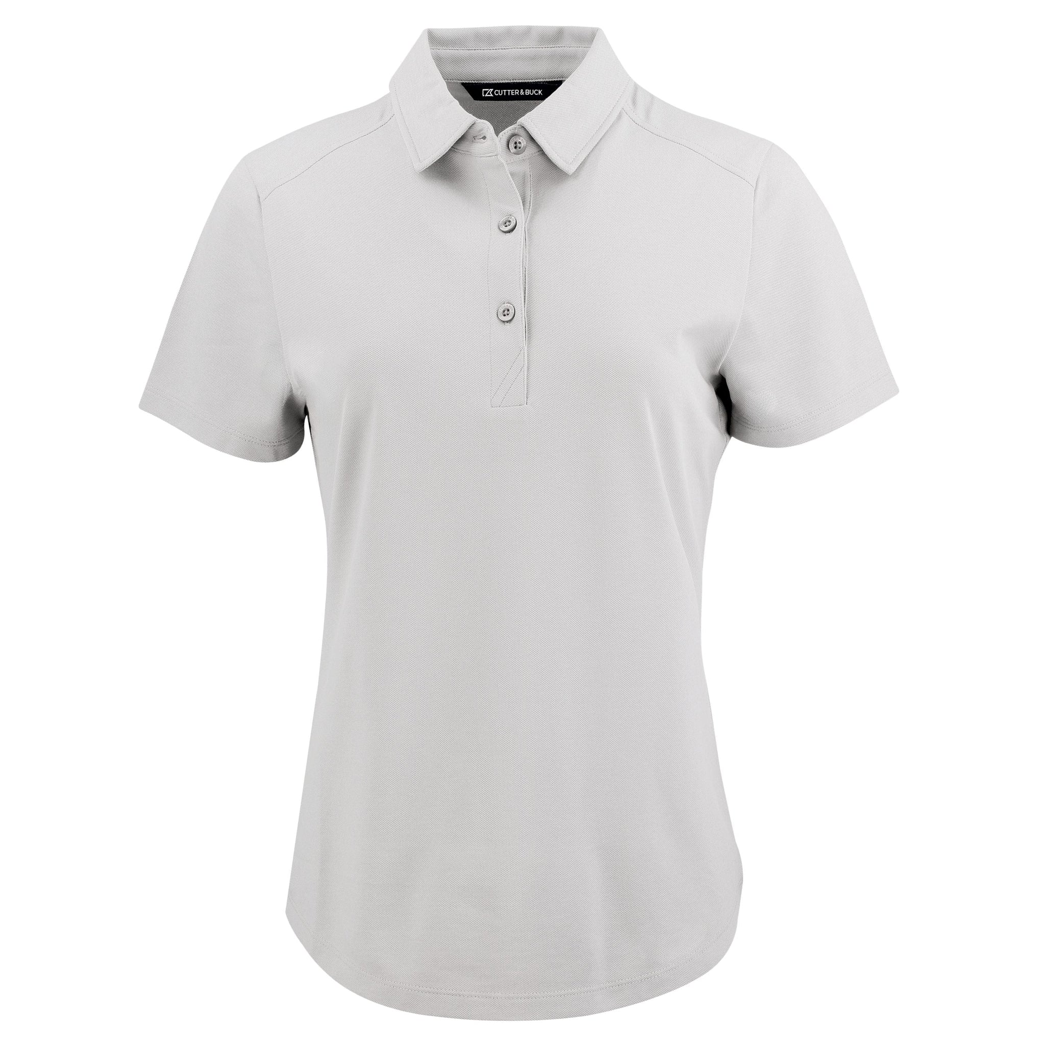 Cutter & Buck Polos XS / Concrete Cutter & Buck - Women's Advantage Recycled-Tri-Blend Pique Polo